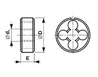 Závitová kruhová čelist M27-6g   223210 