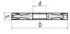 Fréza kot. HSSCo5 80x3x27 - jemnozubá úzká