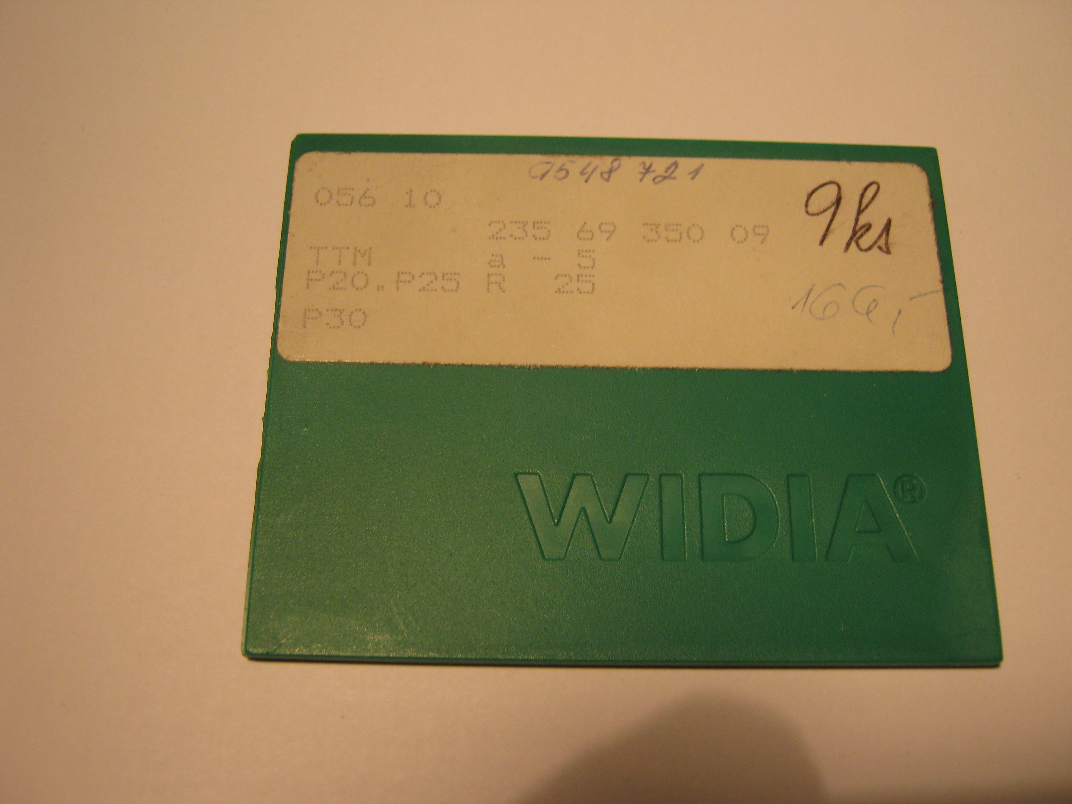 VBD WIDIA zapichovací s radiusem R 2,5