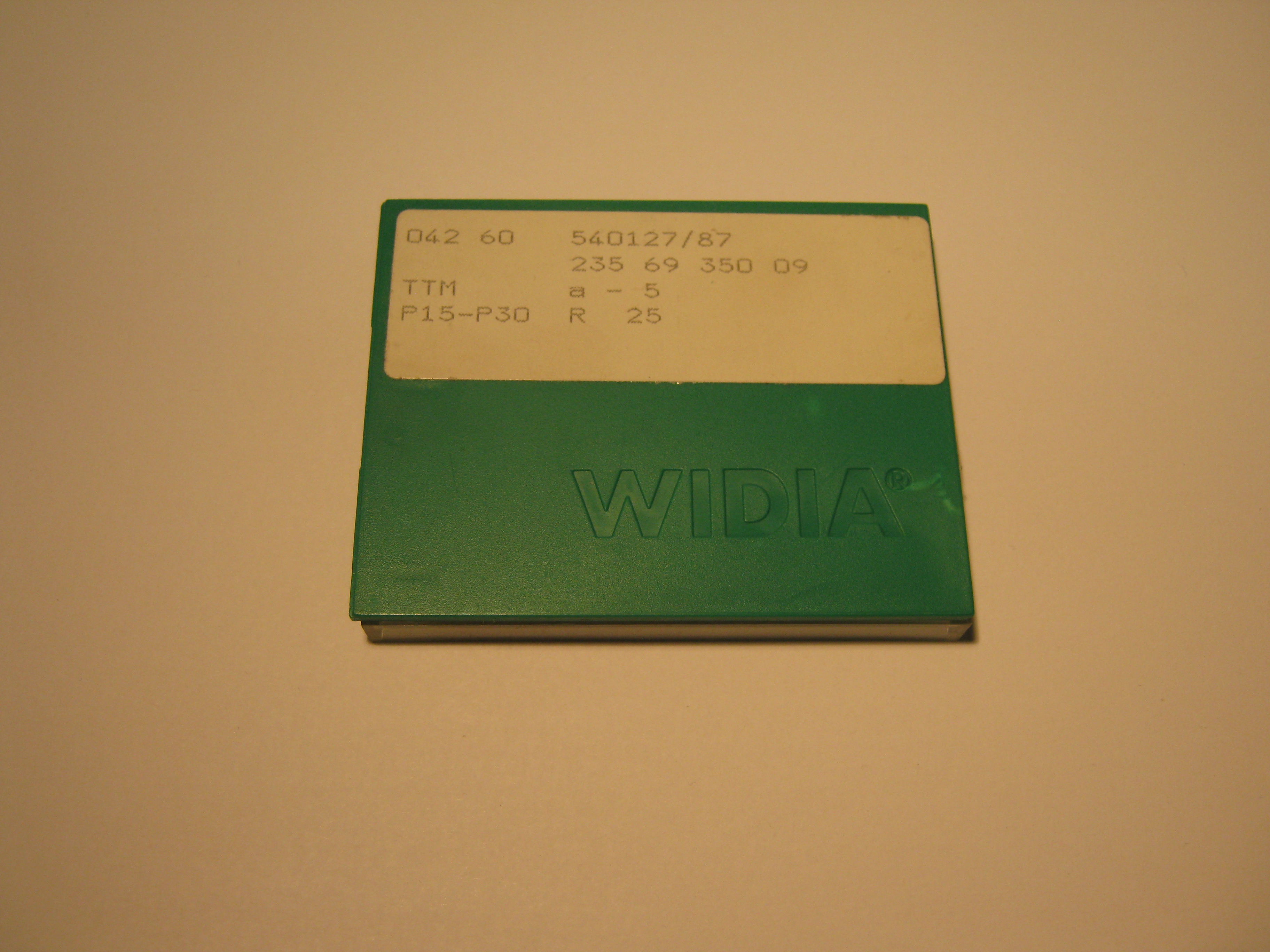 VBD WIDIA zapichovací s radiusem R 2,5