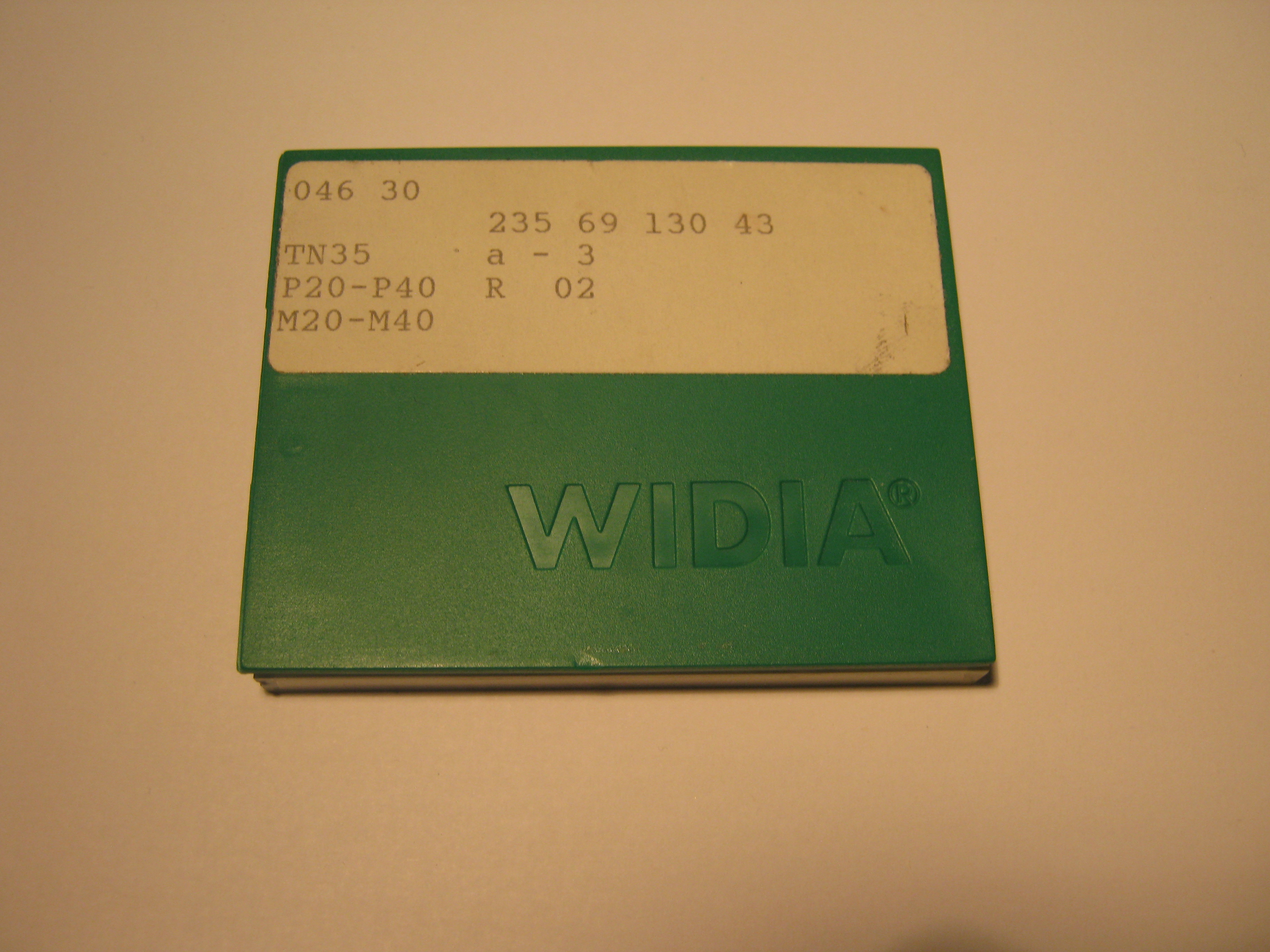 VBD WIDIA zapichovací a upichovací  3 mm, R 0,2 mm