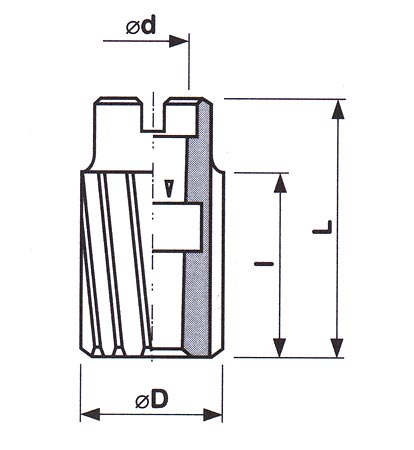 Výstružník nástrčný 48 H7,  22 1432  
