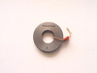 Závitový kalibr - kroužek M22x0,75 6h -dobrý