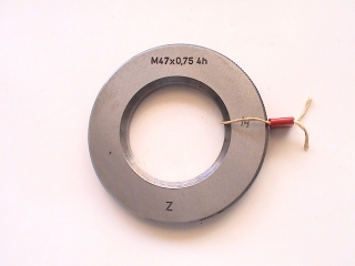 Závitový kalibr - kroužek M47x0,75 4h - zmetkový
